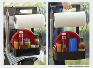 Mr. Bar-B-Q 40299Y Cooking Caddy, Plastic, Black
