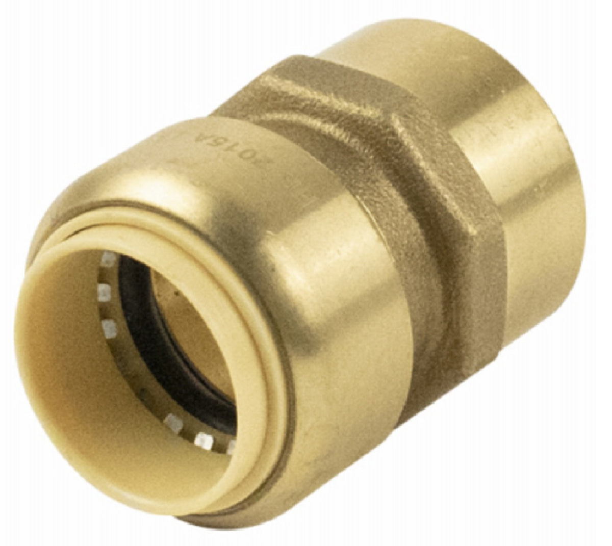 B & K 6630-203 Brass Female Push Adapter, 1/2 Inch