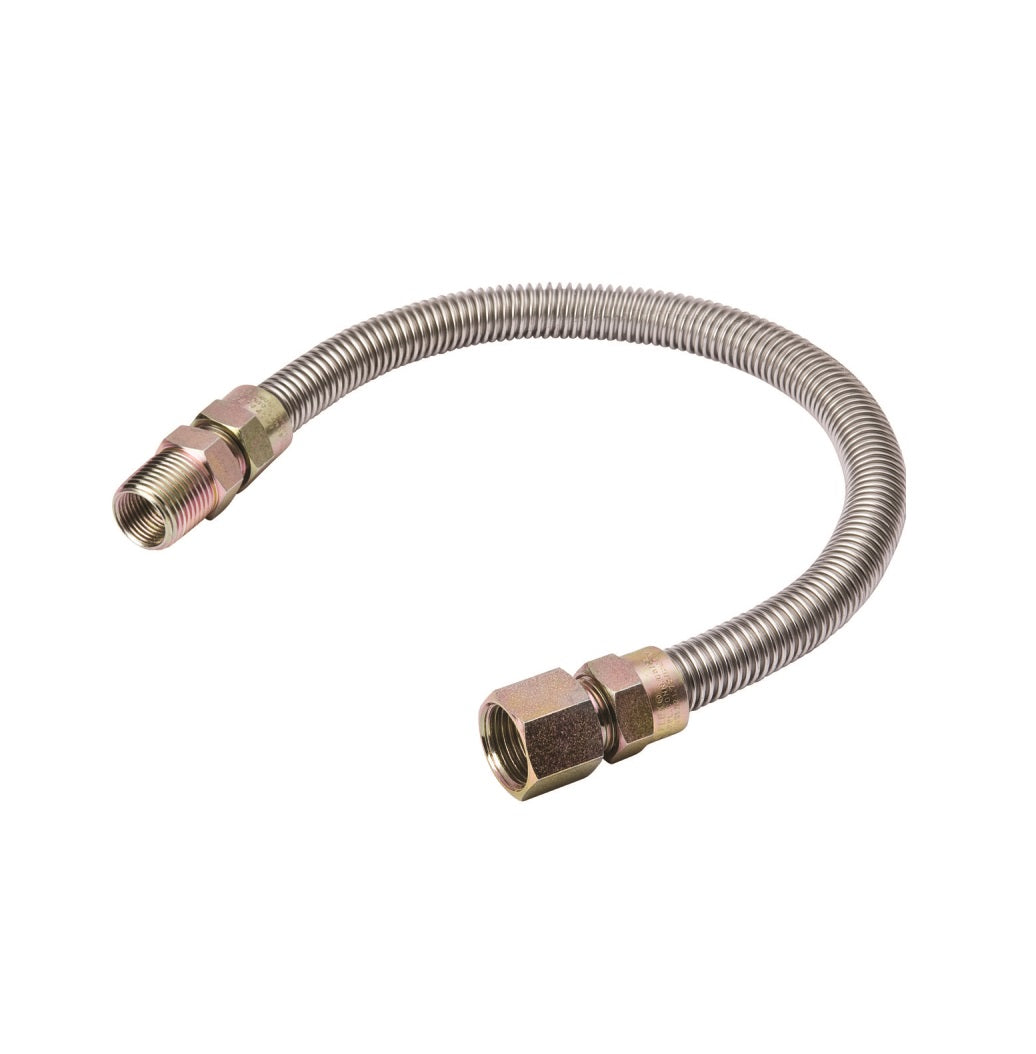 B & K G038SS101136/RP Gas Connector, Stainless Steel, 36 inch