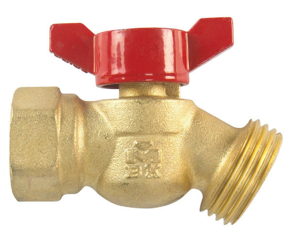 B & K 102-454HN Pro Line Hose Bibb, Brass, 125 psi