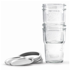Ball 2134924 Wide Mouth Pint Nesting Jar, 4 Pack