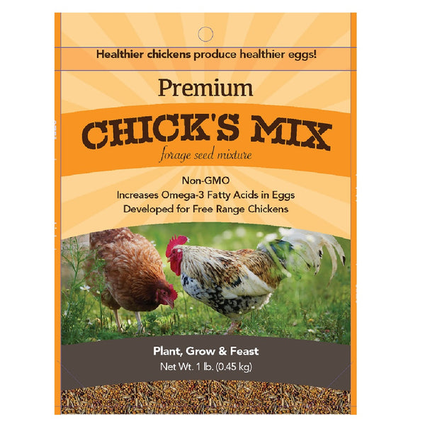 Barenbrug 25490 Chicks Mix Mixed Pasture Seed Mix, 1 Lb