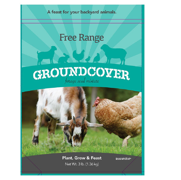 Barenbrug 25491 Free Range Groundcover Mixed Pasture Seed Mix, 3 Lb
