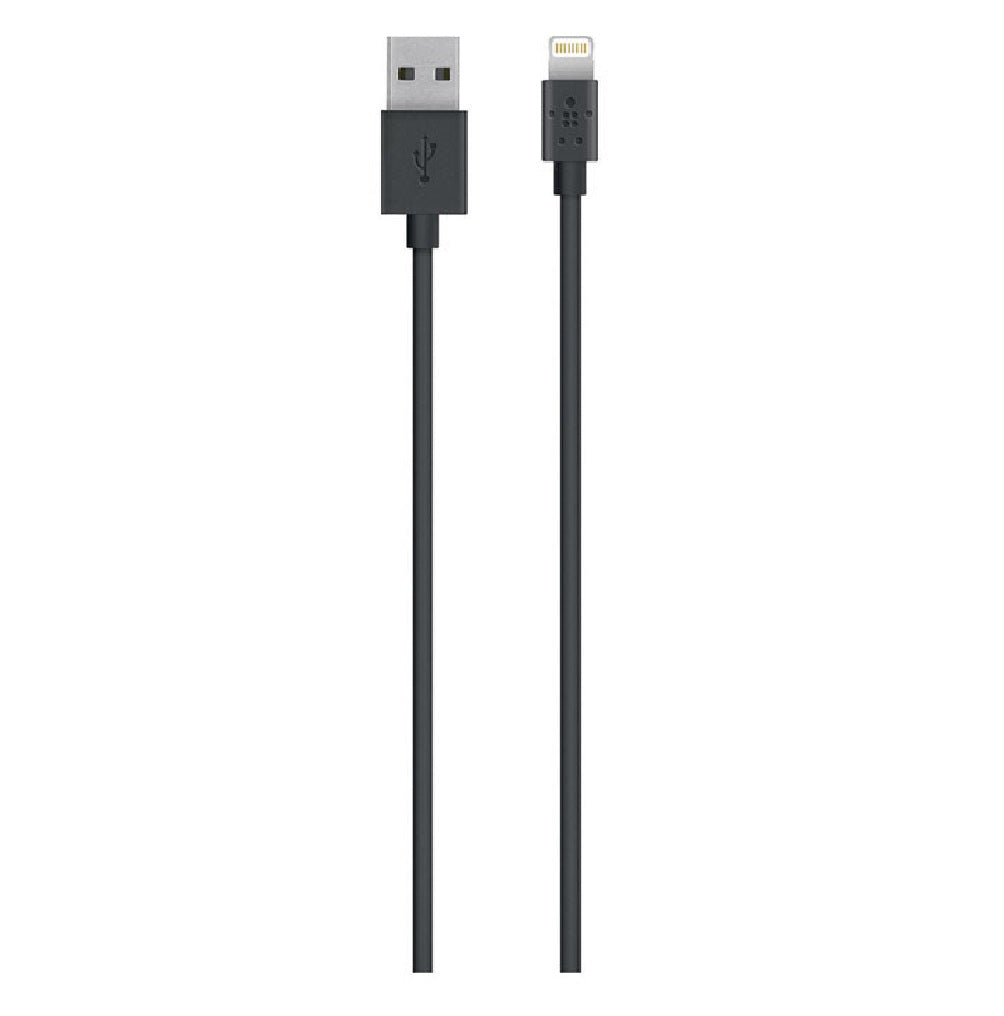 Belkin BKNF8J023BT04B MIXIT Lightning to USB ChargeSync Cable, Black