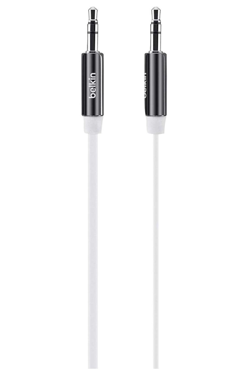 Belkin BKN10127TT03W MIXIT UP Auxillary Cable, White, 3 Feet