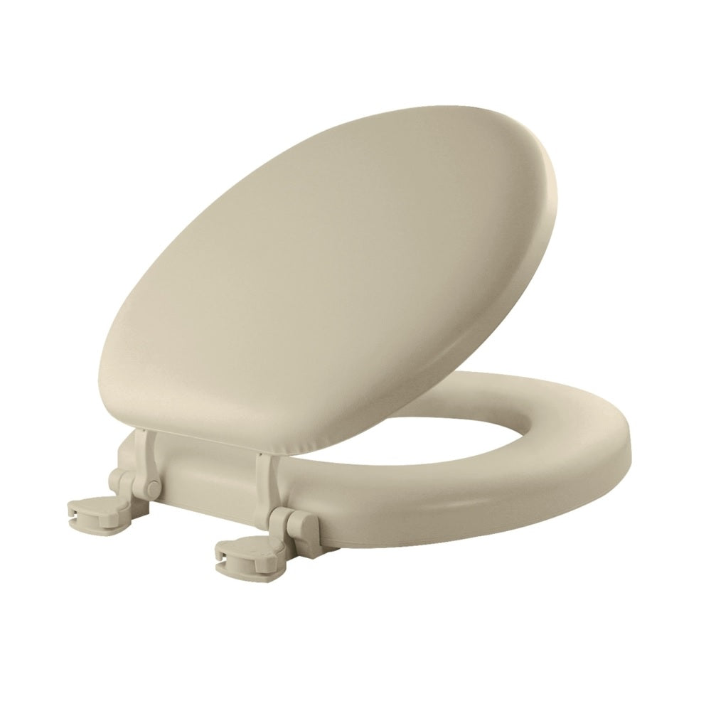 Bemis 15EC 006 Round Soft Toilet Seat, Bone