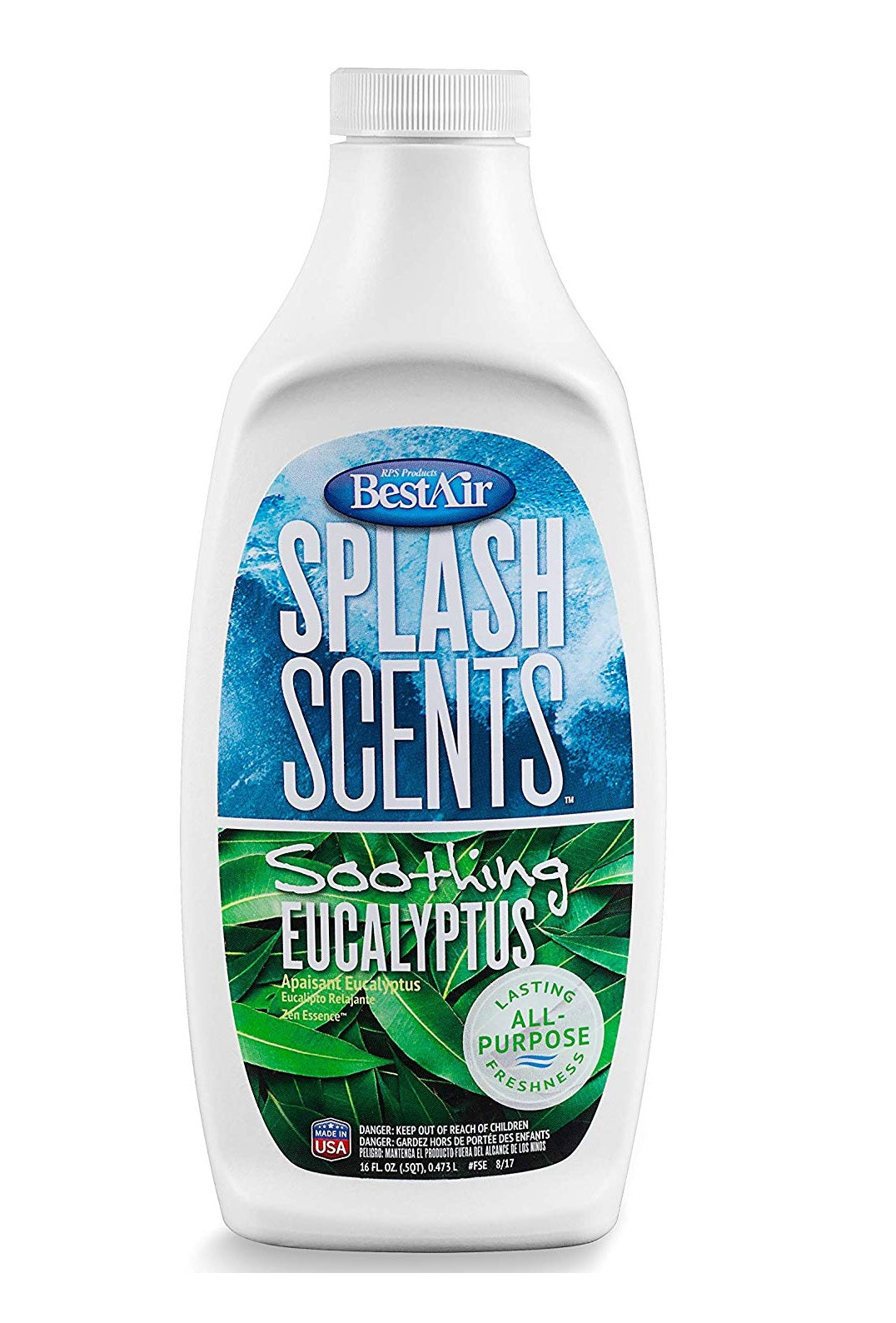 BestAir FSE-PDQ-6 Splash Scents Humidifier Scent & Water Treatment, 16 Oz