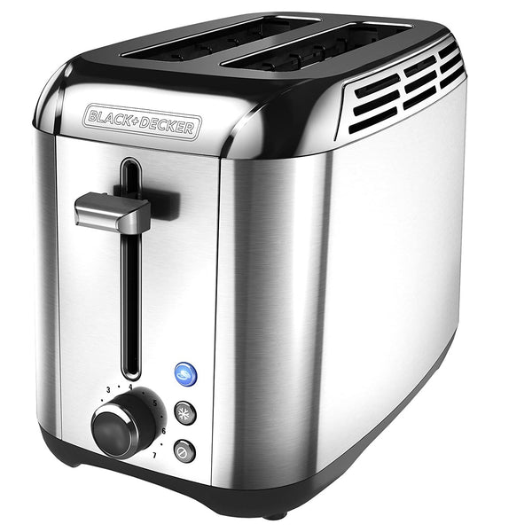 Black+Decker TR3500SD Rapid Toast 2-Slice Toaster, Silver