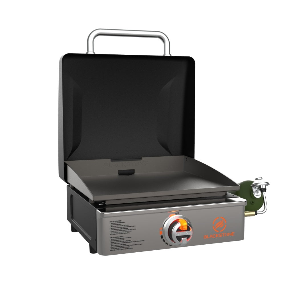 Blackstone 1814 Original Griddle with Hood, Black, 12,000 BTU