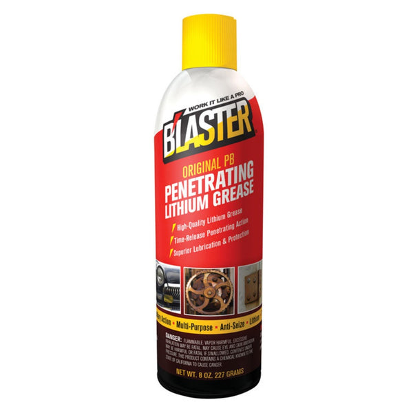 Blaster GR-8A-PB Original PB Pentratng Lithium Grease, 8 Oz