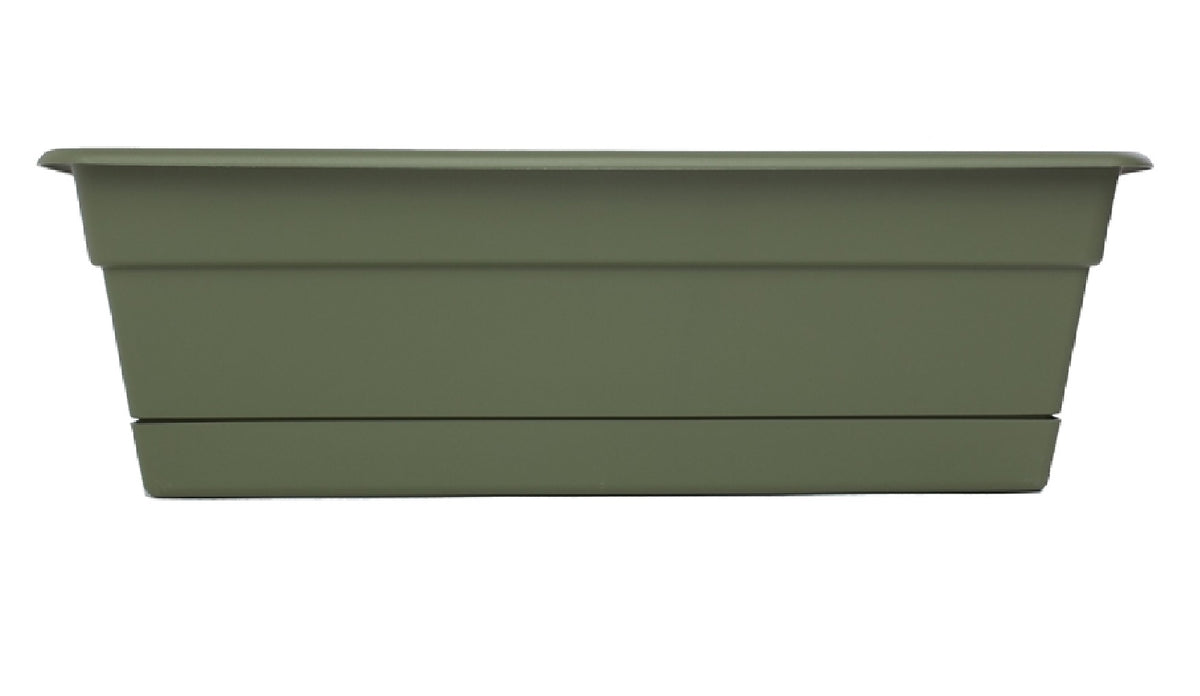 Bloem DCBT18-42 Dura Cotta Plant Window Box, Living Green, 18 Inch