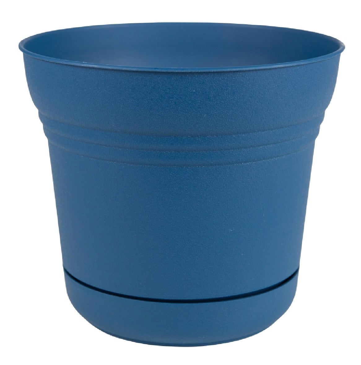 Bloem SP1433 Saturn Planter, Plastic, Classic Blue, 14 Inch