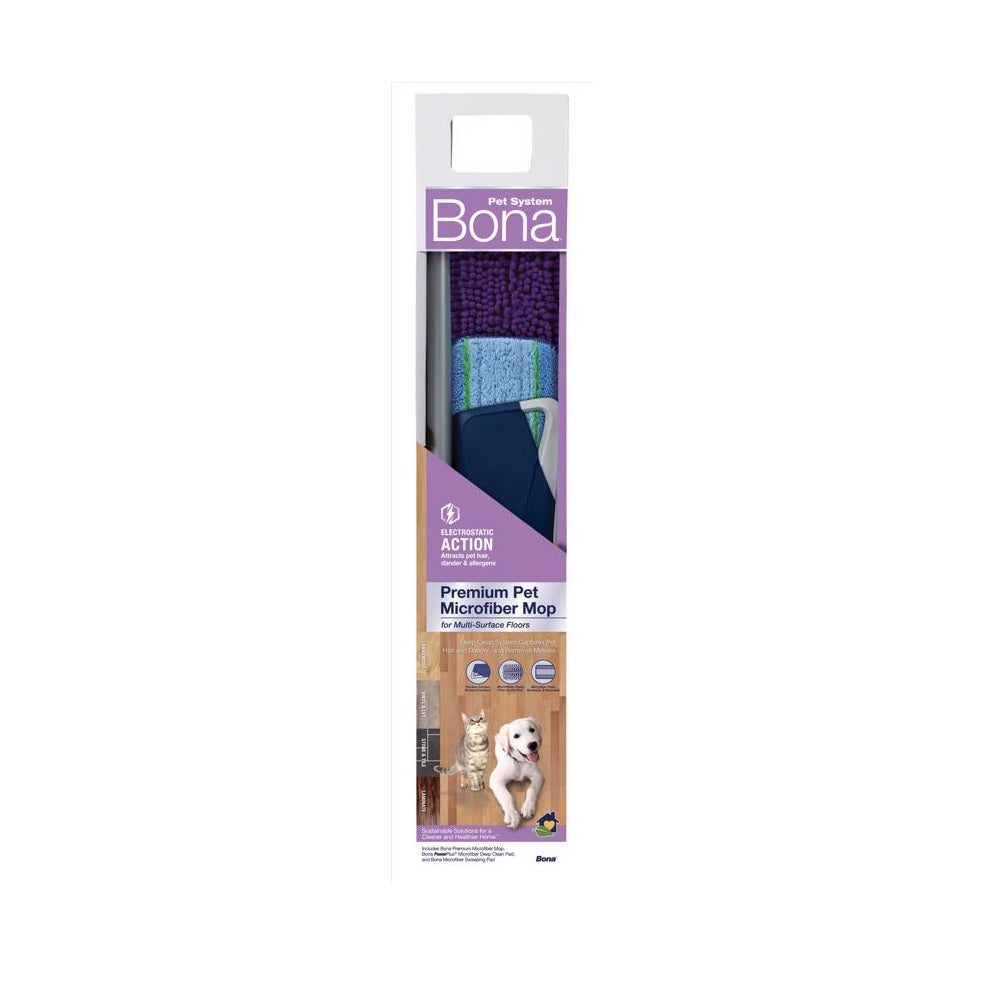 Bona WM710013614 Pet System Dry Floor Mop, Multicolored