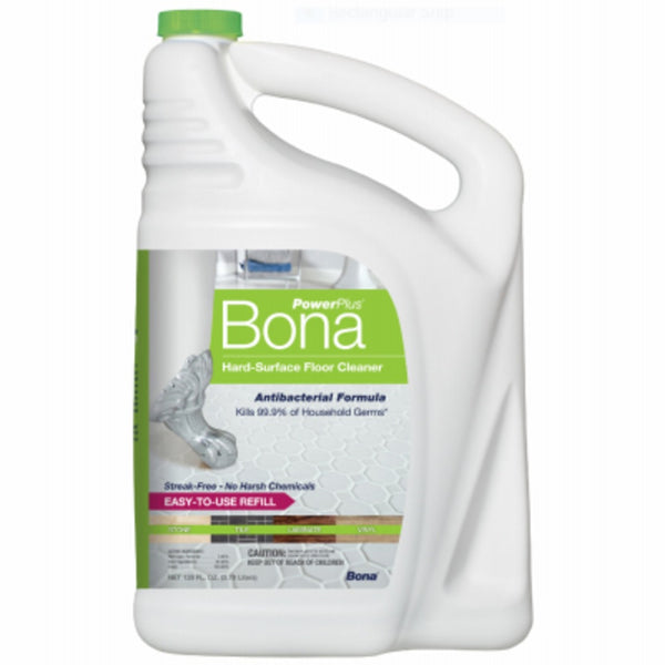 Bona WM851018001 PowerPlus Antibacterial Hard Surface Cleaner Refill, 128 Oz