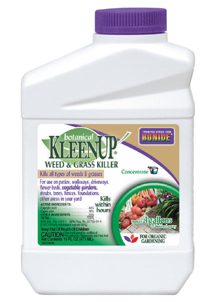 Bonide 7503 Botanical KleenUp Weed and Grass Killer, 1 Pint