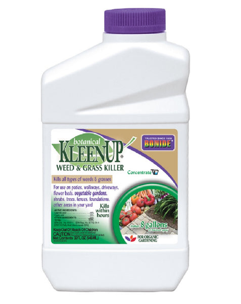 Bonide 7504 Botanical KleenUp Weed and Grass Killer, 1 Quart
