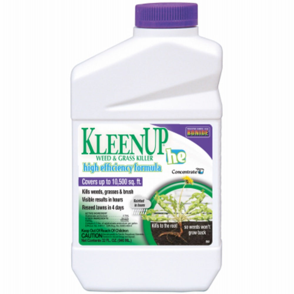 Bonide 753 KleenUp High-Efficiency Weed & Grass Killer, Quart