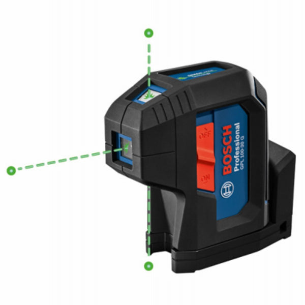 Bosch GPL100-30G Green-Beam Three-Point Self-Leveling Alignment Laser