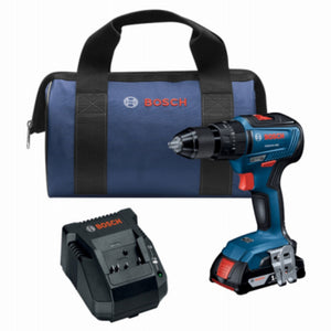 Bosch GSB18V-490B12 EC Brushless Hammer Drill/Driver Kit, 18 Volt