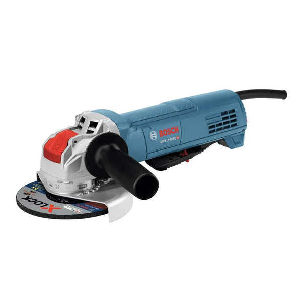 Bosch GWX10-45PE X-Lock Ergonomic Angle Grinder With X-Lock Wheel Change, 120 Volt