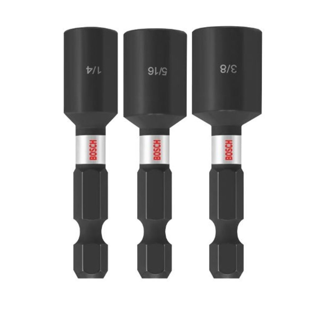 Bosch ITNS2490 Impact Tough Magnetic Nutsetter Set, Steel Alloy