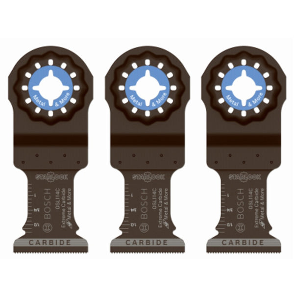 Bosch OSL114C-3 Starlock Oscillating Plunge Cut Blade, 1-1/4 Inch