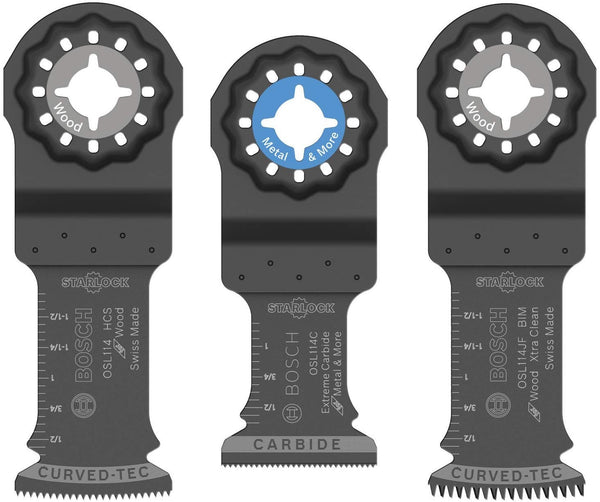 Bosch OSL003VP Starlock Oscillating Multi-Tool Accessory Blade Set