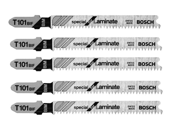 Bosch T101BIF Jig Saw Blade Set, Bi-Metal, 3-Piece