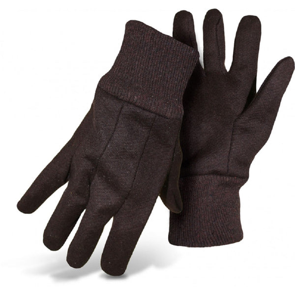 Boss 4020-6 Men's Jersey Work Gloves, Brown, Large, 6 pair