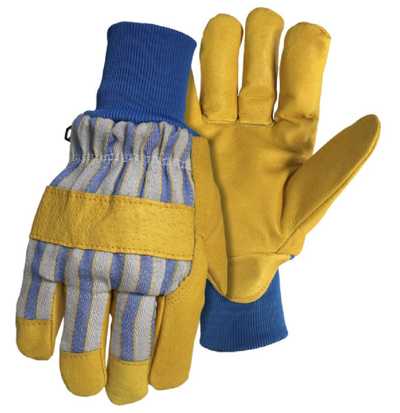 Boss 4341C Kids Poly-Insulated Grain Pigskin Leather Palm Gloves