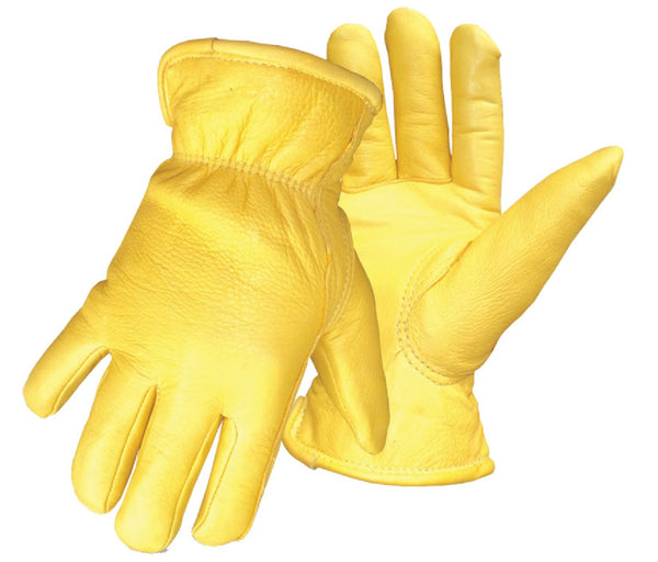Boss 7185J Men's Lined Deerskin Gloves, Jumbo