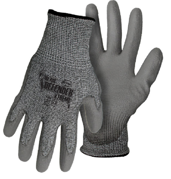 Boss 37200-L Cut Resistant Coded Palm Knit Gloves, Grey