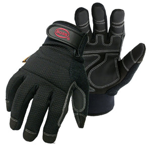 Boss 5203L Lined Padded Knuckle Utility Glove, Large