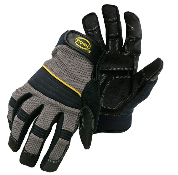 Boss 5200L Men's HD Utility Mechanic Style Glove, Large