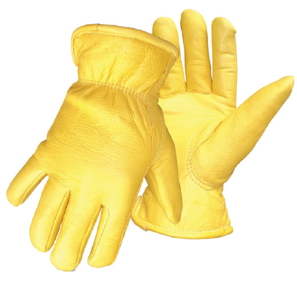 Boss 7185L Men's Lined Deerskin Gloves, Large