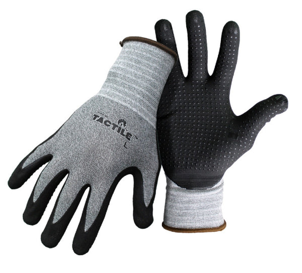 Boss 8445L Men's Nitrile Palm And Fingers Tactile Glove, Large