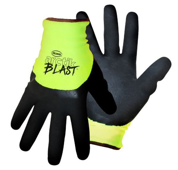 Boss 7845M Artic Blast Fluorescent Men's Glove, Green, Medium