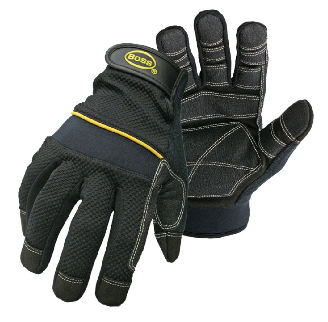 Boss 5202M Multi-Purpose Padded Knuckle Utility Glove, Medium