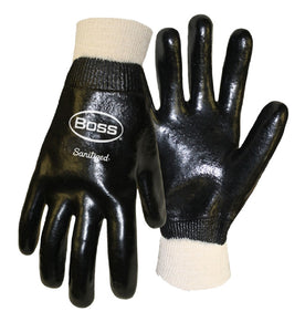 Boss 4221 Men's Smooth Grip Pvc Gloves, Black