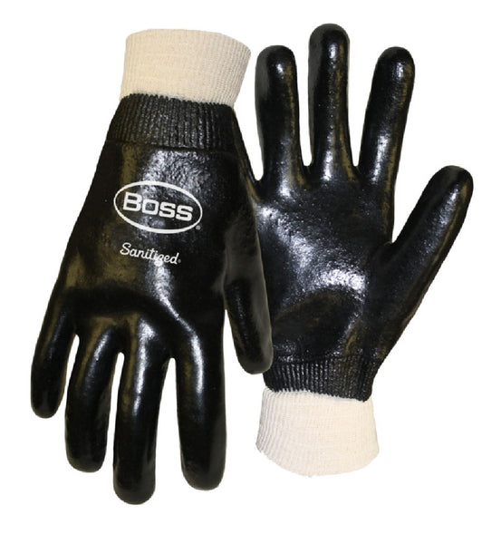 Boss 4221 Men's Smooth Grip Pvc Gloves, Black