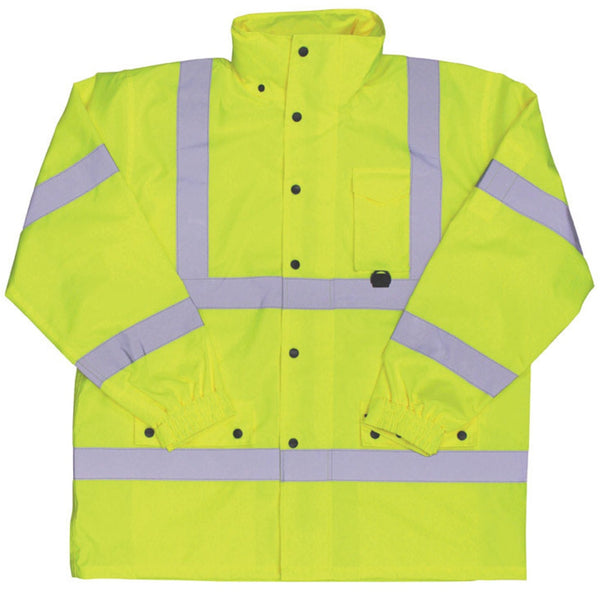 Boss 3NR6000X High Visibility Waterproof Rain Jacket, Extra Large