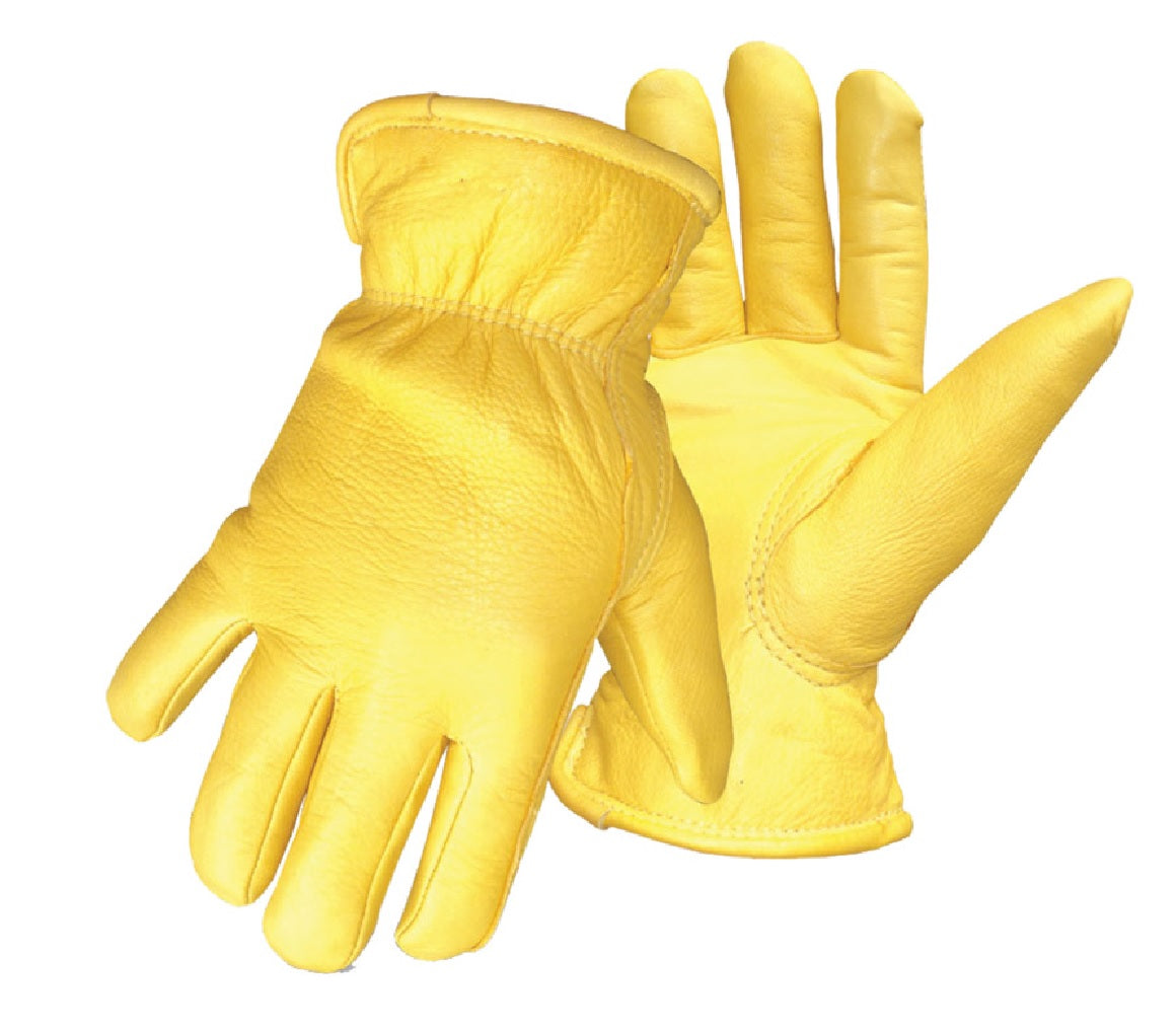 Boss 7185S Grain Deerskin Leather Driver, Large