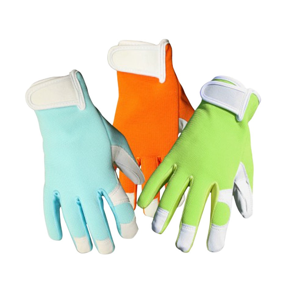 Boss 781 Spandex Back Goatskin Palm Gloves, Assorted Color