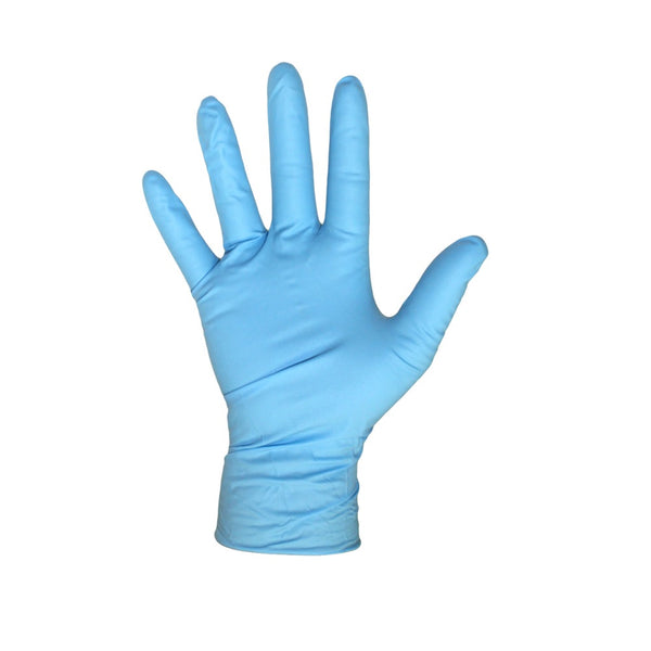 Boss 1UH0001M Disposable Nitrile Glove, Blue, Medium