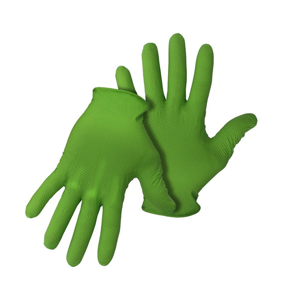 Boss 1UH0066NM Disposable Glove, Green, Medium
