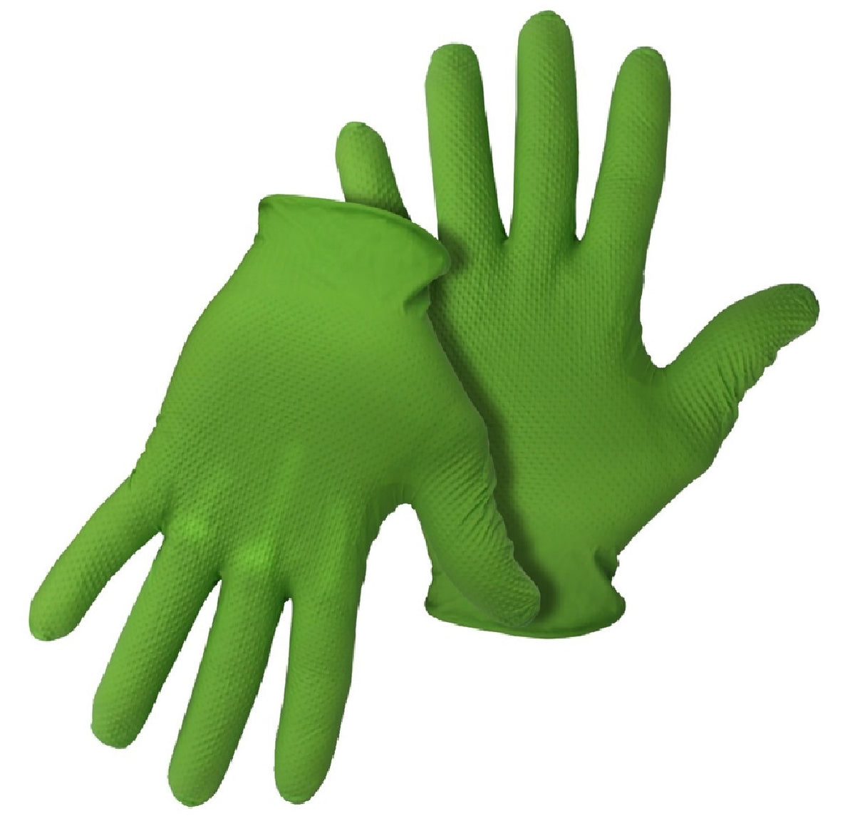Boss 1UH0066NX Disposable Glove, X-Large, Green