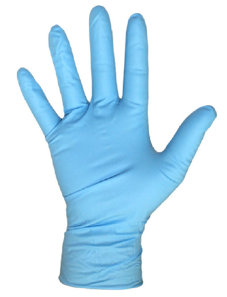 Boss 1UH0001X Disposable Nitrile Glove, Blue, X-Large