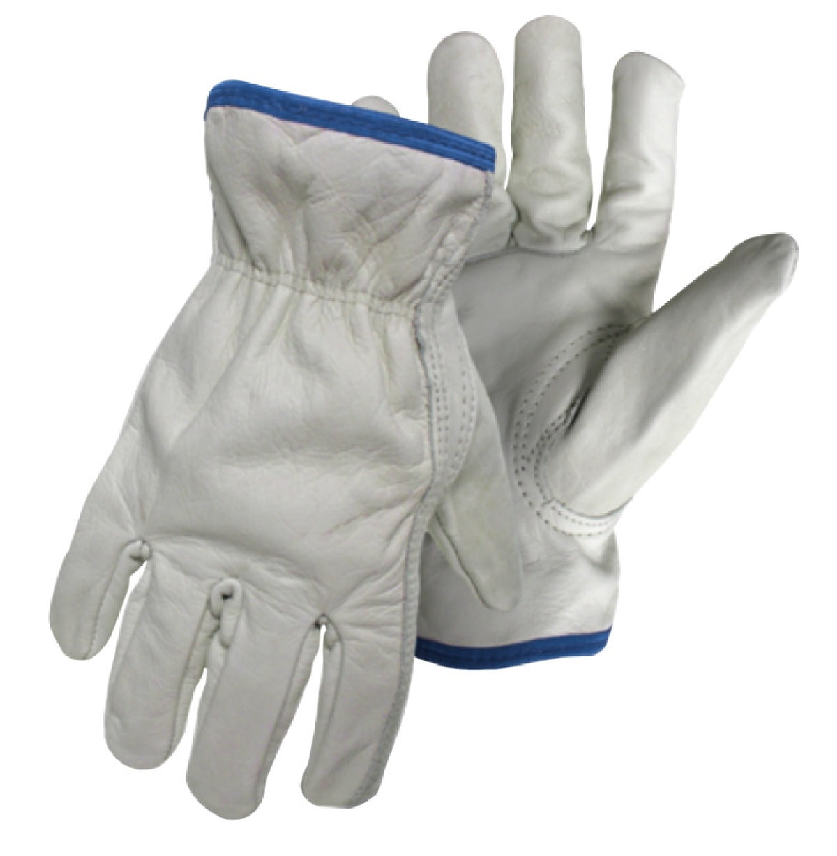 Boss 4063X Grain Buffalo Leather Driver Gloves, White