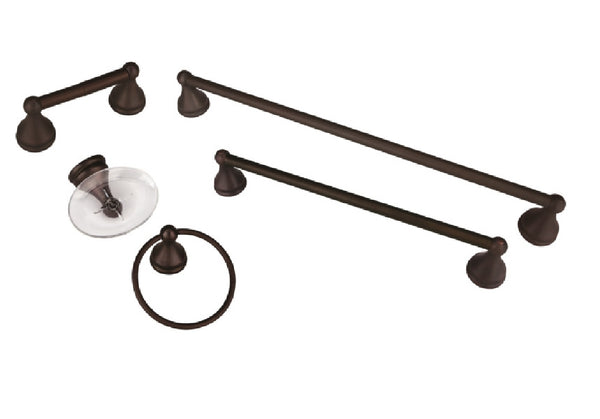 Boston Harbor L0005005B50-10 Bathroom Accessory Set, Oil Rubbed Bronze