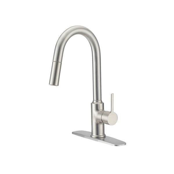Boston Harbor 1800259 Pull-Down Kitchen Faucet, Stainless Steel